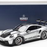 Porsche 911 992 GT3 Weissach Pack GT シルバー メタリック Norev 1:18 - image 8 of 8