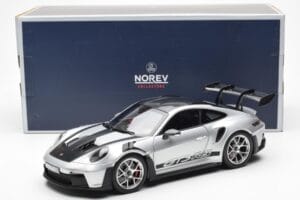 Porsche 911 992 GT3 Weissach Pack GT シルバー メタリック Norev 1:18 187366 メタル - 画像 8/8