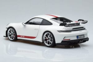 Porsche 911 992 GT3 ホワイト Norev 1:18 187306 メタル - 画像 6/7
