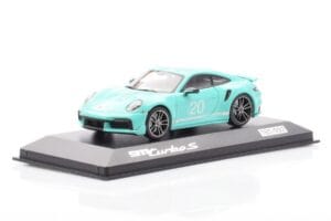 Porsche 911 992 Turbo S Mint グリーン Minichamps 1:43 WAP0209070N003 メタル - 画像 2/4