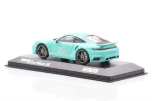 Porsche 911 992 Turbo S Mint グリーン Minichamps 1:43 WAP0209070N003 メタル - 画像 3/4