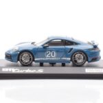 Porsche 911 992 Turbo S Oslo ブルー Minichamps 1:43