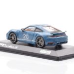 Porsche 911 992 Turbo S Oslo ブルー Minichamps 1:43 - image 3 of 4