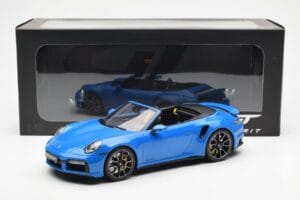 Porsche 911 992 Turbo S シャークブルー GT Spirit 1:18 GT441 レジン - 画像 6/6