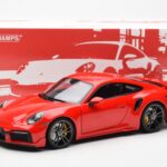 Porsche 911 992 Turbo S Sport Design レッド Minichamps 1:18 - image 8 of 8
