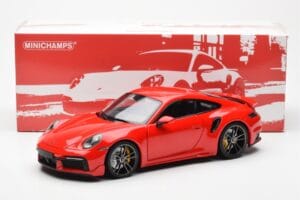 Porsche 911 992 Turbo S Sport Design レッド Minichamps 1:18 113069078 メタル - 画像 8/8