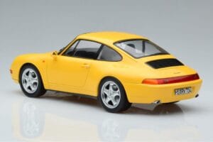 Porsche 911 993 Carrera イエロー Norev 1:18 187596 メタル - 画像 5/6