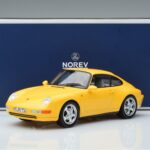 Porsche 911 993 Carrera イエロー Norev 1:18 187596 メタル - image 6 of 6