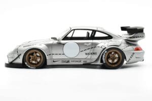 Porsche 911 993 RWB シルバー Phantom Asia Edition GT Spirit 1:18 CLDC017 レジン - 画像 3/6
