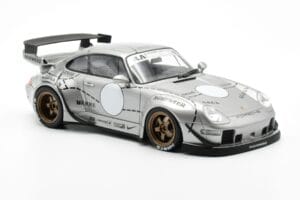 Porsche 911 993 RWB シルバー Phantom Asia Edition GT Spirit 1:18 CLDC017 レジン - 画像 4/6