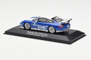 Porsche 911 996 GT3 Cup EMC2 #4 Hardt Porsche Carrera Cup 2004 Minichamps 1:43 400046204 メタル - 画像 3/4