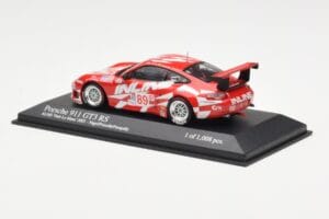 Porsche 911 996 GT3 RS Inline #89 B. Frisselle / D. Negri / S. Pumpelly ALMS Petit Le Mans 2003 Minichamps 1:43 400036989 メタル - 画像 3/4