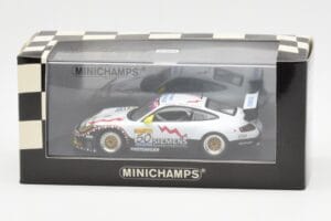 Porsche 911 996 GT3 RS Siemens #50 M. Ortelli / M. Lieb / R. Dumas 24 Hours of Spa 2003 Winners Minichamps 1:43 400036950 メタル - 画像 4/4