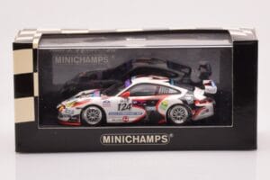 Porsche 911 997 GT3 Cup #124 Mattheus / Geoffroy / Vanbellingen / Fumal 24 Hours of Spa 2005 Minichamps 1:43 400056224 メタル - 画像 4/4