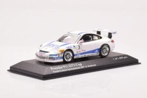 Porsche 911 997 GT3 Cup Porsche Carrera Cup #3 R. Westbrook 2007 Minichamps 1:43 400076483 メタル - 画像 2/4