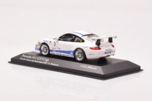 Porsche 911 997 GT3 Cup Porsche Carrera Cup #3 R. Westbrook 2007 Minichamps 1:43 400076483 メタル - 画像 3/4