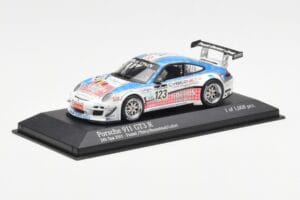 Porsche 911 997 GT3 R Cybernet #123 Fumal / Thiry / Rosenlad / Lefort 24 Hours of Spa 2011 Minichamps 1:43 400118923 メタル - 画像 2/4