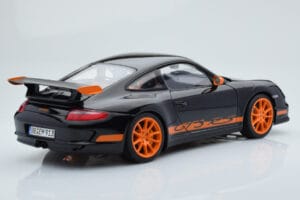 Porsche 911 997 GT3 RS ブラック AUTOart 1:18 WAP02112017 メタル - 画像 3/8