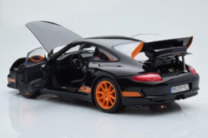 Porsche 911 997 GT3 RS ブラック AUTOart 1:18 WAP02112017 メタル - 画像 5/8