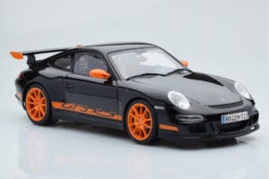 Porsche 911 997 GT3 RS ブラック AUTOart 1:18 WAP02112017 メタル - 画像 6/8