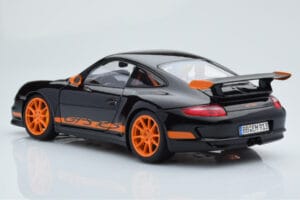 Porsche 911 997 GT3 RS ブラック AUTOart 1:18 WAP02112017 メタル - 画像 7/8