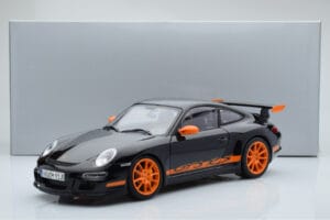 Porsche 911 997 GT3 RS ブラック AUTOart 1:18 WAP02112017 メタル - 画像 8/8