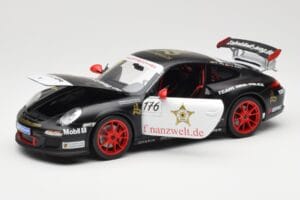 Porsche 911 997 GT3 RS #176 Team Ring Police VLN 2011 Norev 1:18 187570 メタル - 画像 2/8