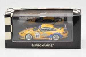 Porsche 911 997 GT3 RS T2M #91 Yamagishi / Fournoux / Konopka 24 Hours of Le Mans 2006 Minichamps 1:43 400066991 メタル - 画像 4/4