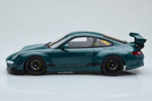 Porsche 911 997 RWB Syunkashuto グリーン GT Spirit 1:18 GT896 レジン - 画像 3/6