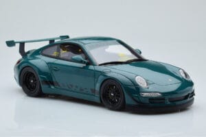 Porsche 911 997 RWB Syunkashuto グリーン GT Spirit 1:18 GT896 レジン - 画像 4/6