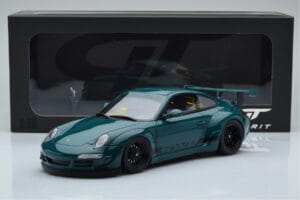 Porsche 911 997 RWB Syunkashuto グリーン GT Spirit 1:18 GT896 レジン - 画像 6/6