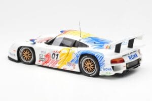 Porsche 911 GT1 #1 A. McNish / R. Sullivan / U. Alzen Rohr Motorsport Daytona 24 Hours 1998 UT Models 1:18 39611 メタル - 画像 5/6