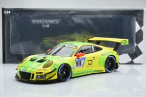Porsche 911 GT3 R Manthey Racing #911 F. Scherer / K. Estre / R. Dumas / L. Vanthoor / E. Bamber 24 Hours of Nurburgring 2018 - 画像 6/6
