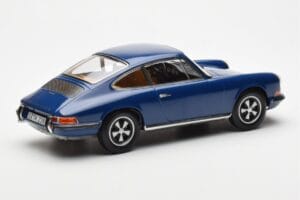 Porsche 911 S 901 ブルー Norev 1:18 187647 メタル - 画像 2/6