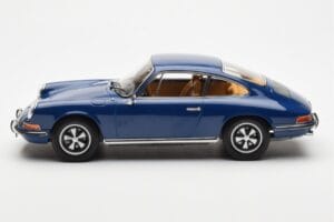 Porsche 911 S 901 ブルー Norev 1:18 187647 メタル - 画像 3/6