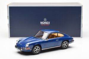 Porsche 911 S 901 ブルー Norev 1:18 187647 メタル - 画像 6/6