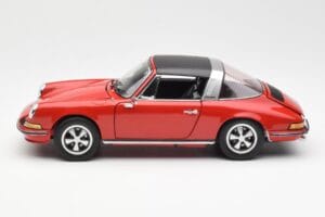 Porsche 911 Targa S レッド Schuco 1:18 450036200 メタル - 画像 5/9