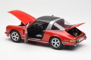 Porsche 911 Targa S レッド Schuco 1:18 450036200 メタル - 画像 6/9