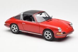Porsche 911 Targa S レッド Schuco 1:18 450036200 メタル - 画像 7/9