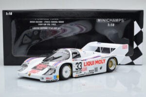 Porsche 956K Liqui Moly Brun Racing #33 H-J. Stuck / H. Grohs / W. Brun 1000km Spa 1983 Minichamps 1:18 155836633 メタル - 画像 6/6
