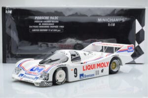 Porsche 962C Kremer Racing Liqui Moly #9 M. Winkelhock 3rd Place Norisring Trophy 1985 Minichamps 1:18 155856509 メタル - 画像 6/6