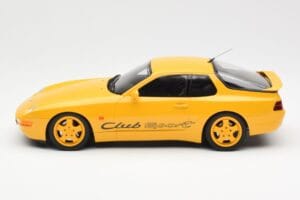 Porsche 968 Clubsport イエロー GT Spirit 1:18 GT129 レジン - 画像 3/6