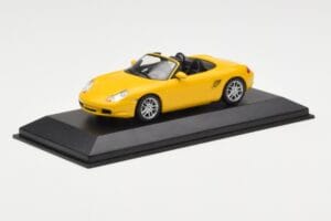 Porsche Boxster 986 イエロー Minichamps 1:43 400062072 メタル - 画像 2/4