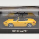 Porsche Boxster 986 イエロー Minichamps 1:43 - image 4 of 4