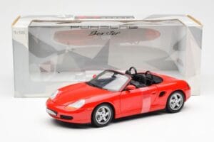 Porsche Boxster 986 レッド UT Models 1:18 180065830 メタル - 画像 6/6