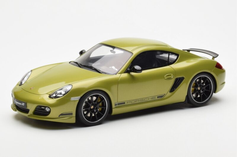 Porsche Cayman R 987 ペリドット メタリック GT Spirit 1:18