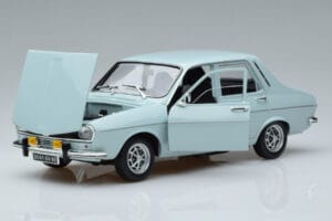 Renault 12 TS ライトブルー Norev 1:18 185219 メタル - 画像 2/7