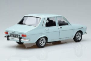 Renault 12 TS ライトブルー Norev 1:18 185219 メタル - 画像 3/7