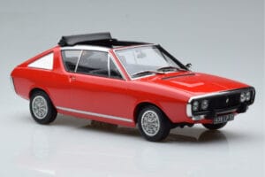 Renault 17 Gordini Decouvrable レッド Norev 1:18 185371 メタル - 画像 4/6