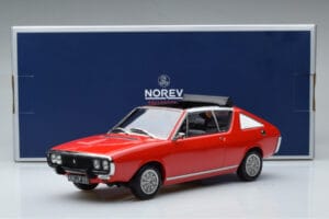 Renault 17 Gordini Decouvrable レッド Norev 1:18 185371 メタル - 画像 6/6